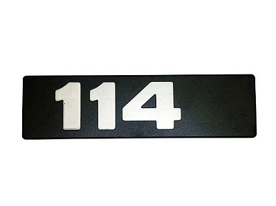 Emblema Frontal 114 Sem Letra G para Scania Série 4 Até 2003 - 1390309