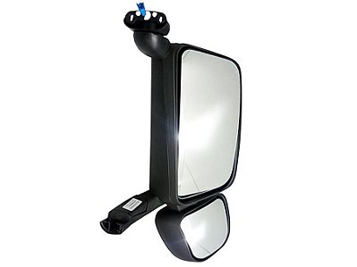 Kit Retrovisor Esquerdo com Desembaçador e Espelho Auxiliar para Scania Série 4 Antigo - 1952573