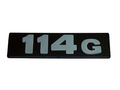 Emblema Frontal 114 com Letra G para Sca Série 4 até 2003 - 1390309