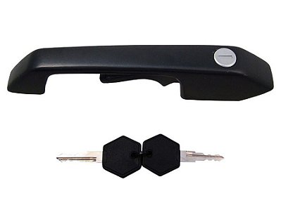 Macaneta Externa Preta para Porta Esquerda Scania TR112/TR142 Após 81 - 296209