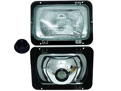 Farol com Moldura Lado Esquerdo sem Lâmpada para Scania P93/T113/R113/R143/T112/R112/R142 - 527838