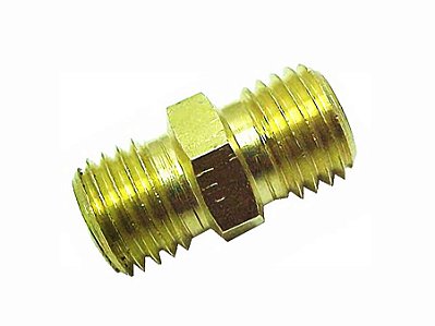 Kit União Dupla em Latão Branco para Tubo 6MM Rosca 12X1.5MM - Sca Todos - 812875