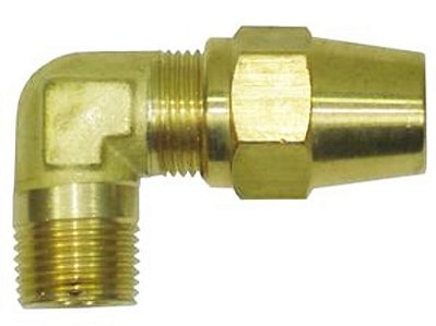Cotovelo Macho para Freio a Ar 1/2" x 3/8" Monobloco Sca Todos - 140552
