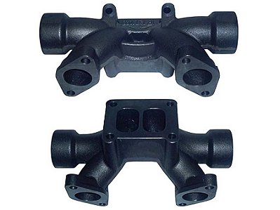 Coletor de Escape Central Baixo para Scania 124 DSC 112 Série P/G/R/L/G-DSC-12-T/R/K - 1374098