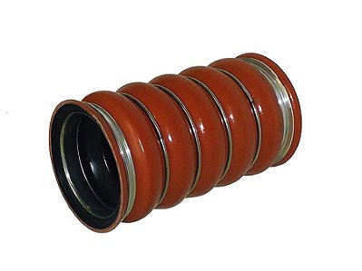Mangueira Intercooler Vermelha 4 Anéis com Anel Interno para Scania 114/124 Série 4 Euro-5 2011 - 1358202