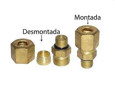 Kit Conector Macho com O-ring para Tubo 8 M14X1,50 Sca 112/113 Todos - 812865