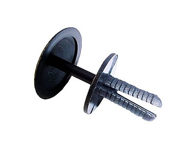 Kit Porca Clip Presilha para Fixação de Revestimento Interno Preto Volks Todos - TJG867651033