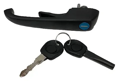 Macaneta Externa Preta para Porta Volks Todos Lados Esquerdo/Direito - 2VC837205