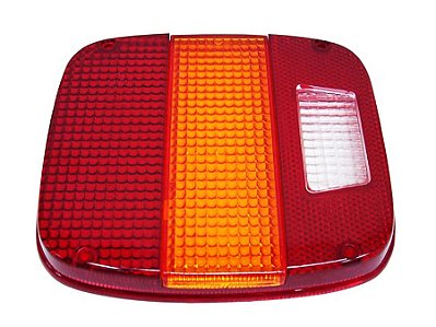 Kit Lente de Lanterna Traseira Retangular para Volks Todos Modelos - T12945223A