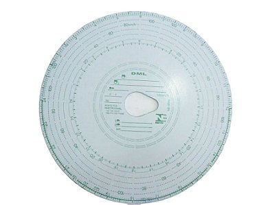 Kit com 100 Discos Diários para Tacógrafo Caixa - Volks Ônibus/Caminhões Todos 125KM - 2TJ957040