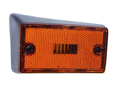 Lanterna Pisca Lateral Inferior Direita com Parafuso Amarela Volkswagen Todos até 1997 - T12945366