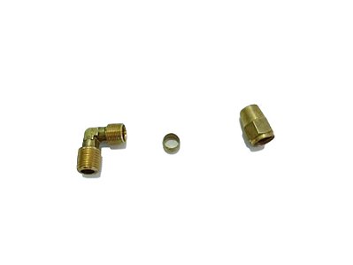 Kit Cotovelo Macho 3/8x1/4 para Volks Várias Aplicações - T00130691