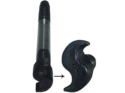 Eixo Traseiro S 28 com 28 Estrias e 395MM para Volks Acima de 12 Toneladas Exceto 18310 Suspensão - T12607075