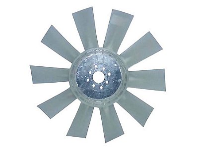 Hélice Plástica 10 Pás 420MM para Volks 7100/8100/8140 Até 97 e Micro Ônibus MWM/8 - 2RD121303