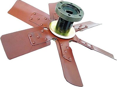 Hélice de Motor 6 Pás em Chapa com Cubo Completo para Volks 690/690S/790S - T06121301D