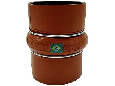 Mangueira Intercooler Vermelha Silicone 76X112 com Anéis de Aço para Volks Todos CUMMINS - TQG117231
