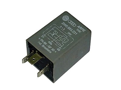 Relé Pisca 24V 3 Terminais 500W com Fixação em Cantoneira para Ford Caminhões e Ônibus - 85HB13350AA