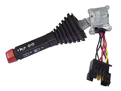Chave de Seta com Luz A/B e Retorno Automático para Ford Ônibus até 2003 Adaptável 2004 - 97HU13335AA