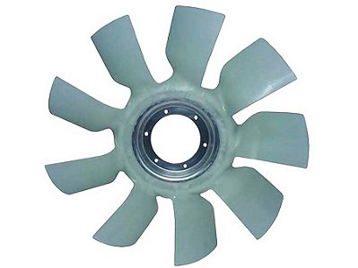 Hélice 9 Pás em Nylon para Ford Cargo 2631/2831/4331/5031/2628E/7122E/26 - 4C458600CA