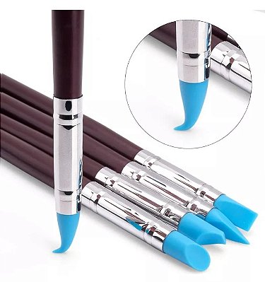Pincel De Silicone - Modelador Biscuit Artesanato