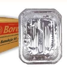 Bandeja de alumínio 220 ml mini porções caixa com 200 unidades - B95 - Boreda