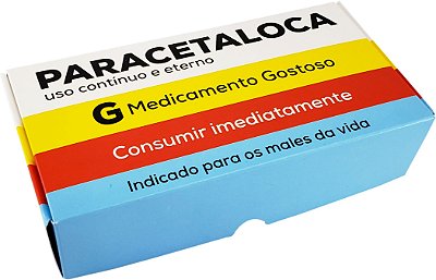 Caixa practice (8 doces) paracetaloca pacote com 10 - Ideia