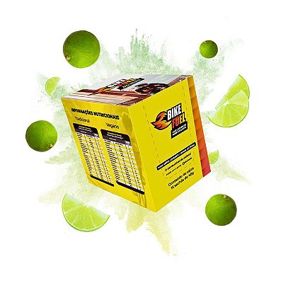 BIKEFUEL  - Suplemento para Ciclista  - Sabor Limão 600g (15 sachês com 40g)