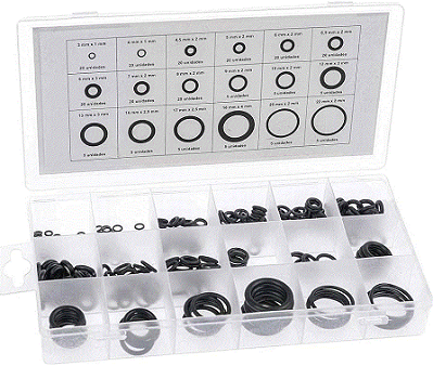 Jogo Anéis Vedação/oring Maleta Com 225pc Vonder
