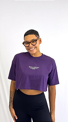 Cropped Oversized Purple