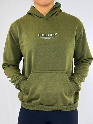 Moletom Bulldrop Classic Canguru Verde
