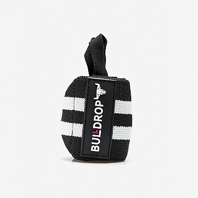 Munhequeira de Compressão Preta e Branca