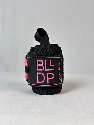 Munhequeira de Compressão Preta e Rosa