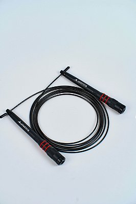 Speed Rope Bulldrop Preta com Vermelho