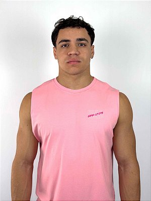 Regata Algodão Rosa Drop Limits