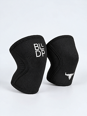 Joelheira Neoprene 7mm Preto Monocromático