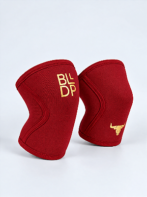 Joelheira Neoprene 7mm Vermelho Monocromático