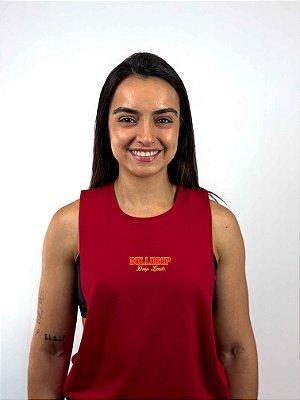 Regata Algodão Vermelha 2026 Feminina