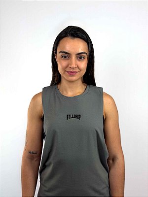 Regata Algodão Graphite Gray Feminina