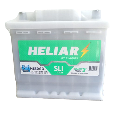 Bateria Heliar 50Ah, Convencional