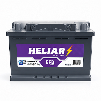 Bateria HELIAR 60Ah - EFB
