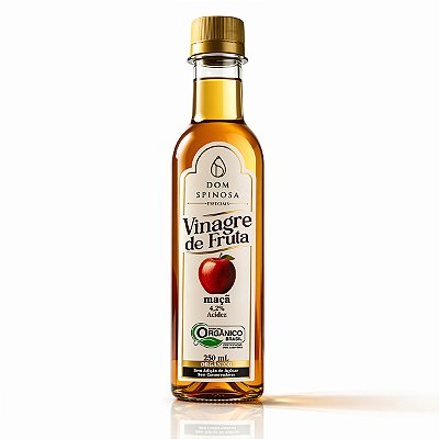 Vinagre de Maçã Orgânico Sem Conservantes 250ml Dom Spinosa