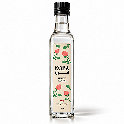 Água De Rosas Premium 250ml Libanesa Culinária E Cosmética