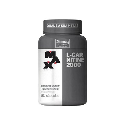 L-Carnitina 2000 60 Cápsulas Max Titanium