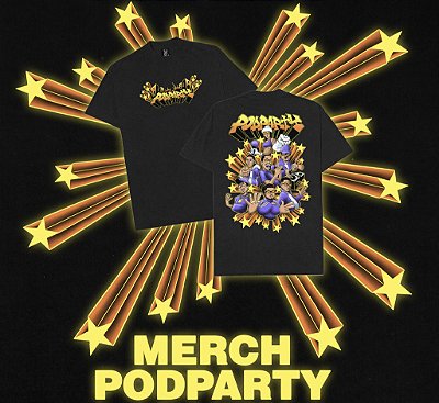 Camiseta Merch PodParty PodPah