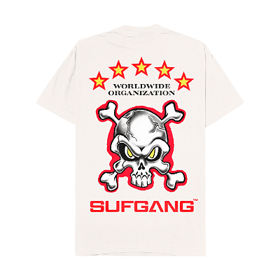 Sufgang - Camiseta Skull White