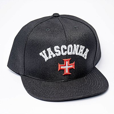 Boné Preto Aba Reta Vasconha