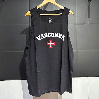 Regata Padrão Clássica Preta Vasconha