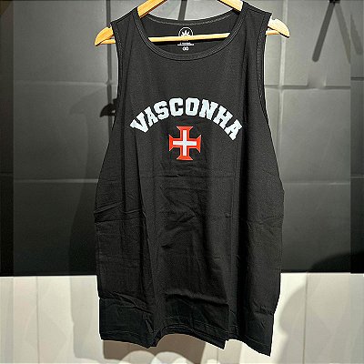 Regata Padrão Clássica Preta Vasconha