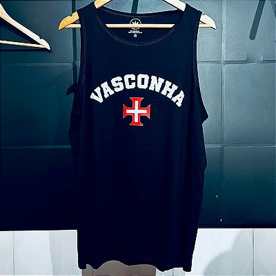 Regata Padrão Clássica Preta Vasconha