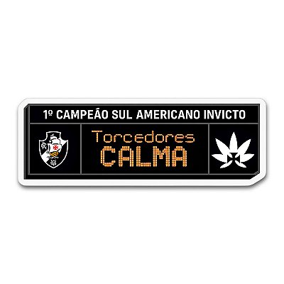 Adesivo Sticker Torcedores Calma